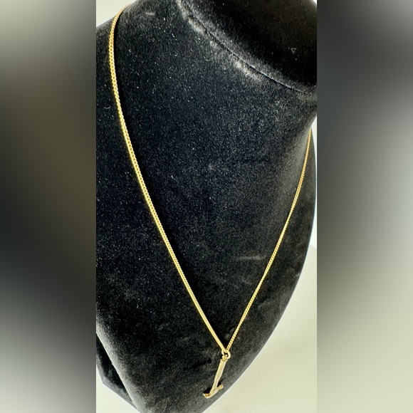 Vintage Atlas 12K GP Chain, with Antique 1920s Intercast CJ Hammer Charm #1063 - Picture 3 of 11